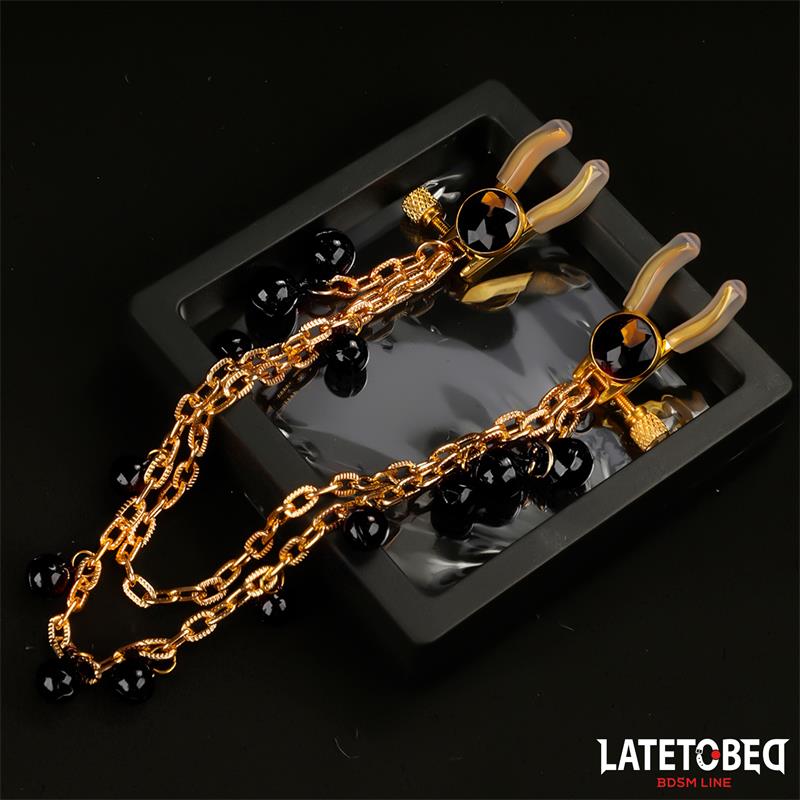 Nipple Clamps with Chain and Bells - Image 3