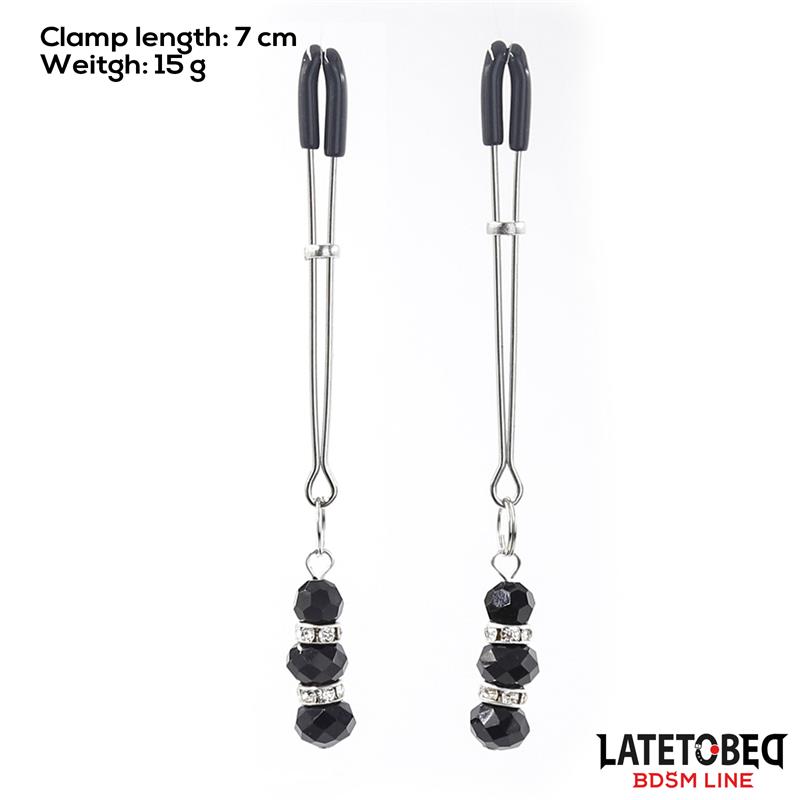 Nipple Clamps with Glass Beads - Image 4