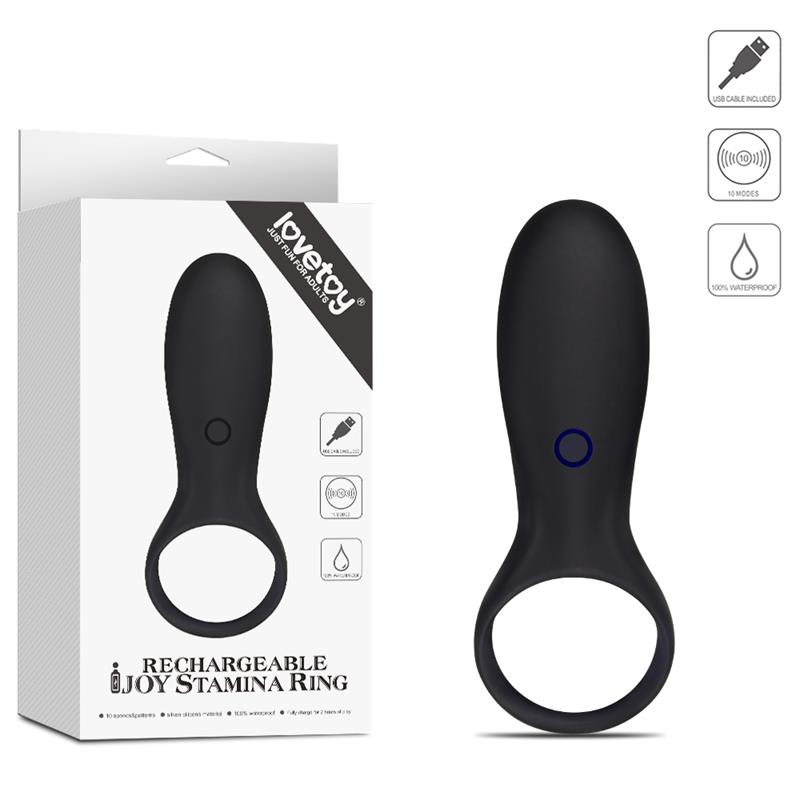 Penis Ring iJoy Stamina Ring USB Black - Image 7