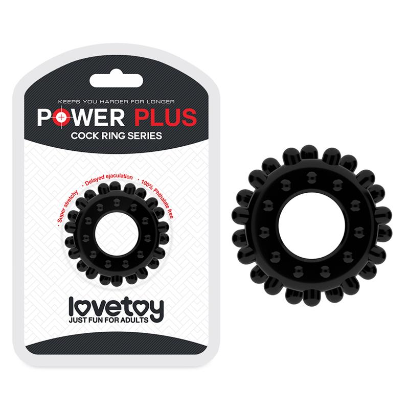 Penis Ring Power Plus Black - Image 6