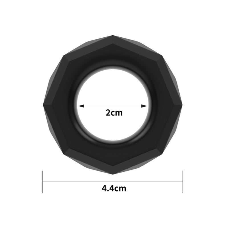 Penis Ring Power Plus Black - Image 5