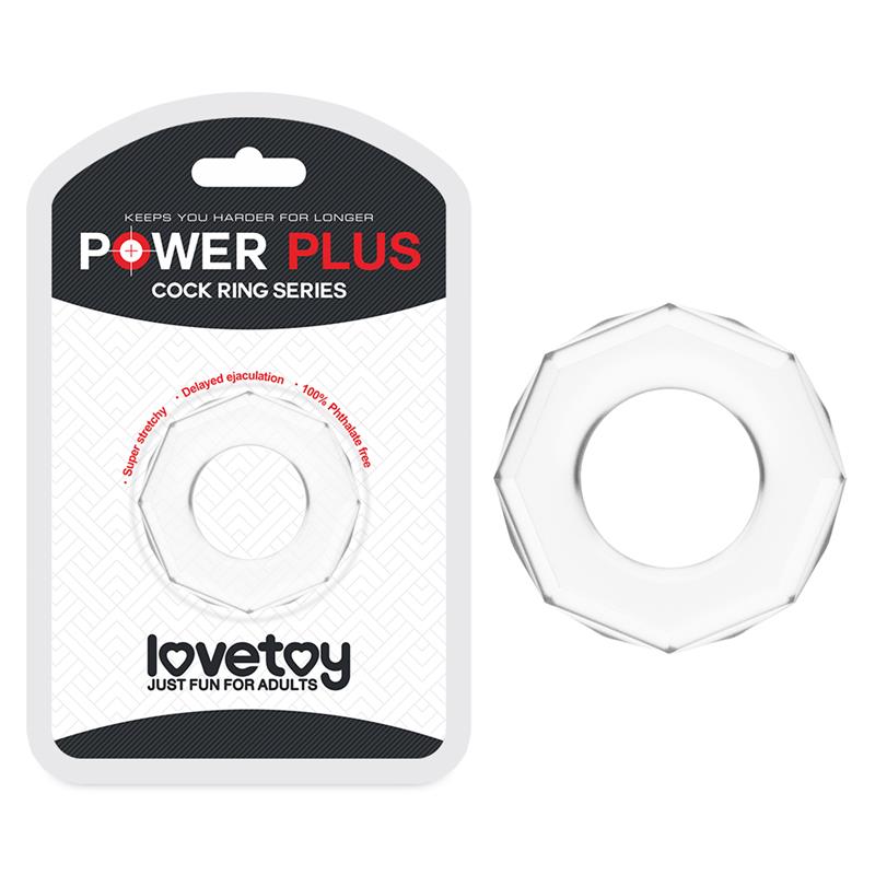 Penis Ring Power Plus Clear - Image 6