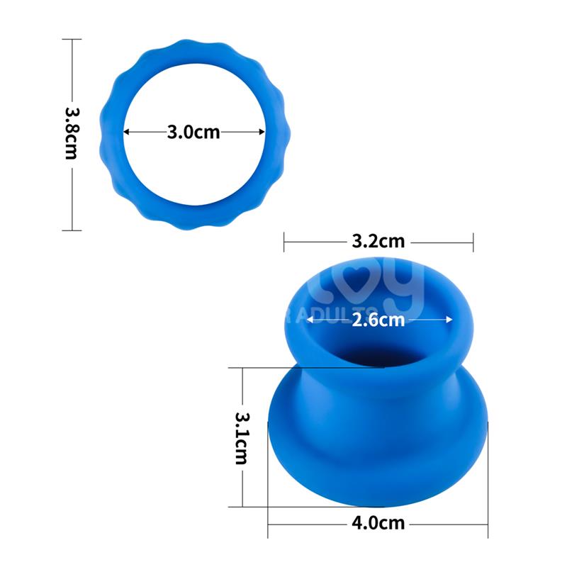 Pinnacle Pro Twin Flex Stretcher Double Penis Ring - Image 11