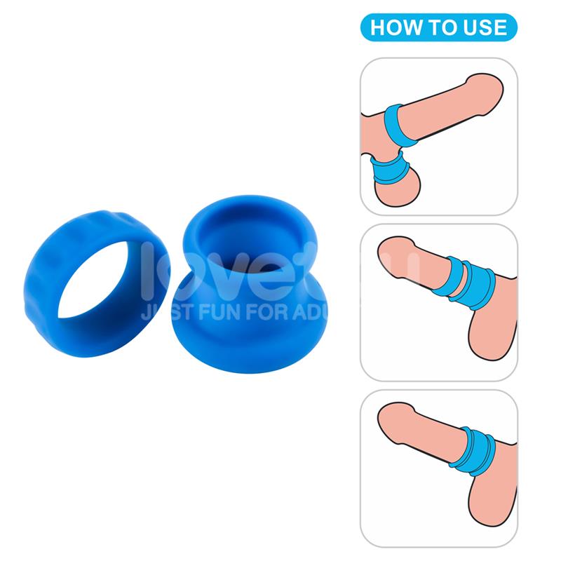 Pinnacle Pro Twin Flex Stretcher Double Penis Ring - Image 9