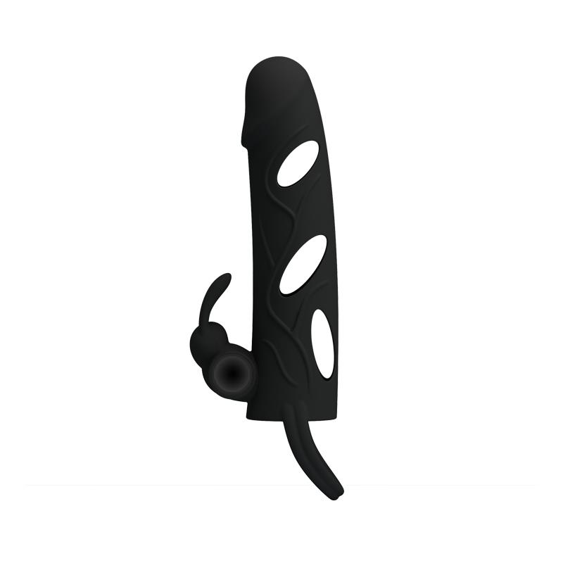 Pretty Love Cage with Vibrating Bullet 14 cm Black - Image 2