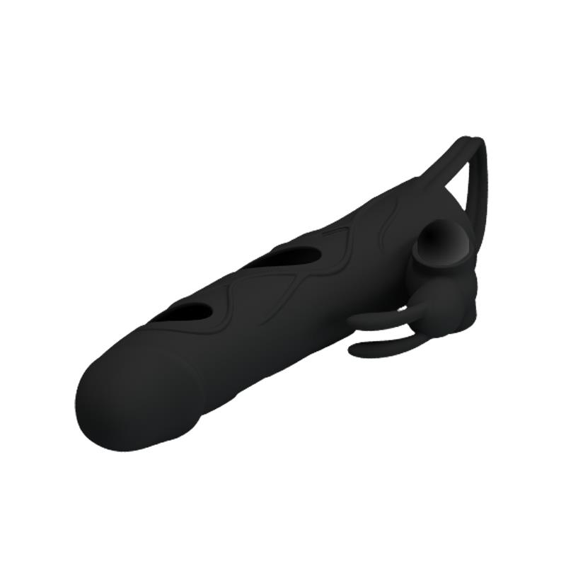 Pretty Love Cage with Vibrating Bullet 14 cm Black - Image 3