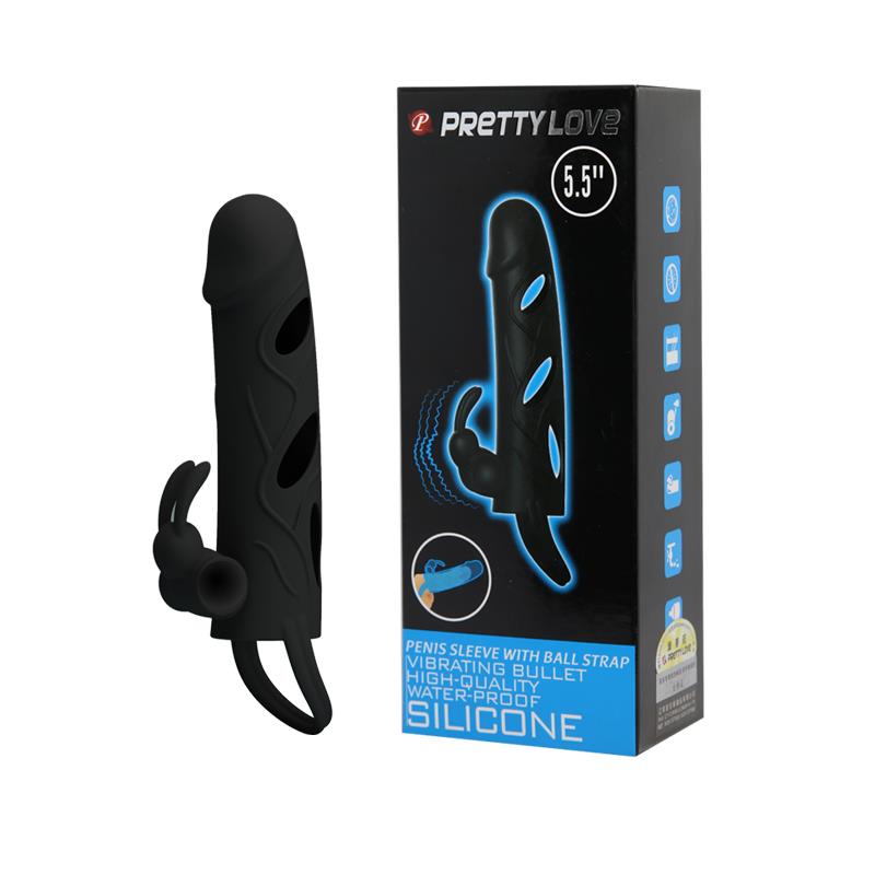 Pretty Love Cage with Vibrating Bullet 14 cm Black - Image 8