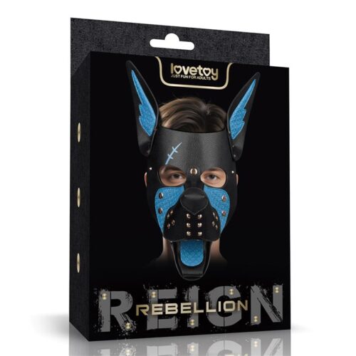 Rebellion Reign Scarred Alpha Pup Mask Blue