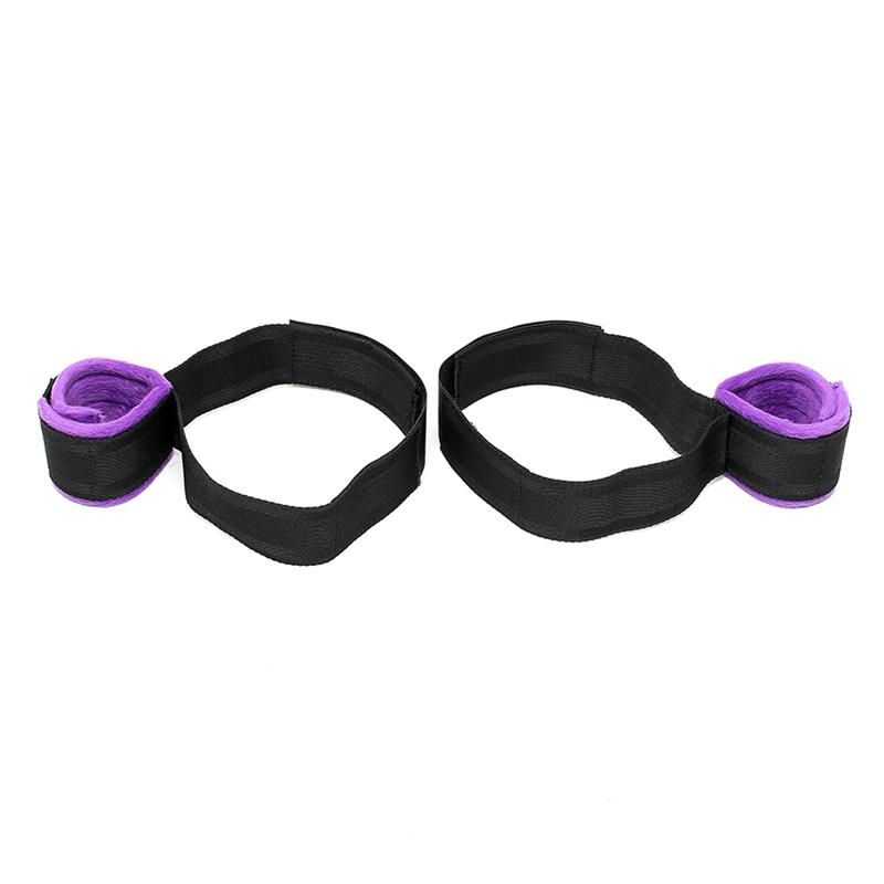Wrist to Upper Leg Cuff Set Adjustable Purple - Image 2