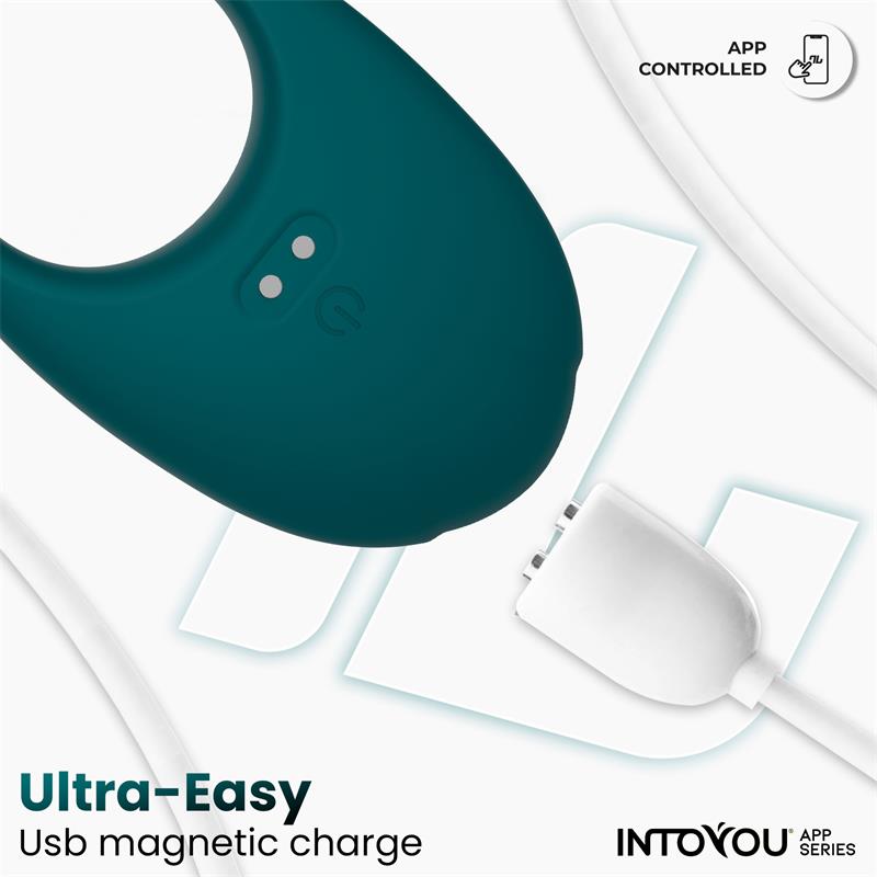 Ringo Vibrating Ring with App Unibody Green - Image 8