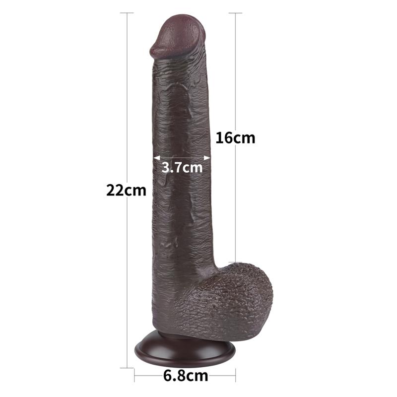 Sliding Skin Dual Layer Dildo 9 - Image 11