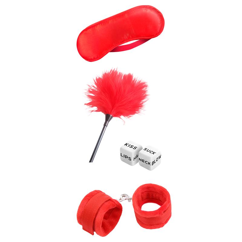 Starters Bondage Set 4 Pieces Red - Image 4