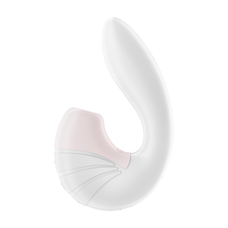 Supernova Clitoris Sucker and Vibe Super Flexible USB White - Image 2