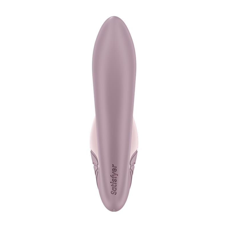 Supernova Old Rose Clitoris Sucker and Vibe Super Flexible USB - Image 4