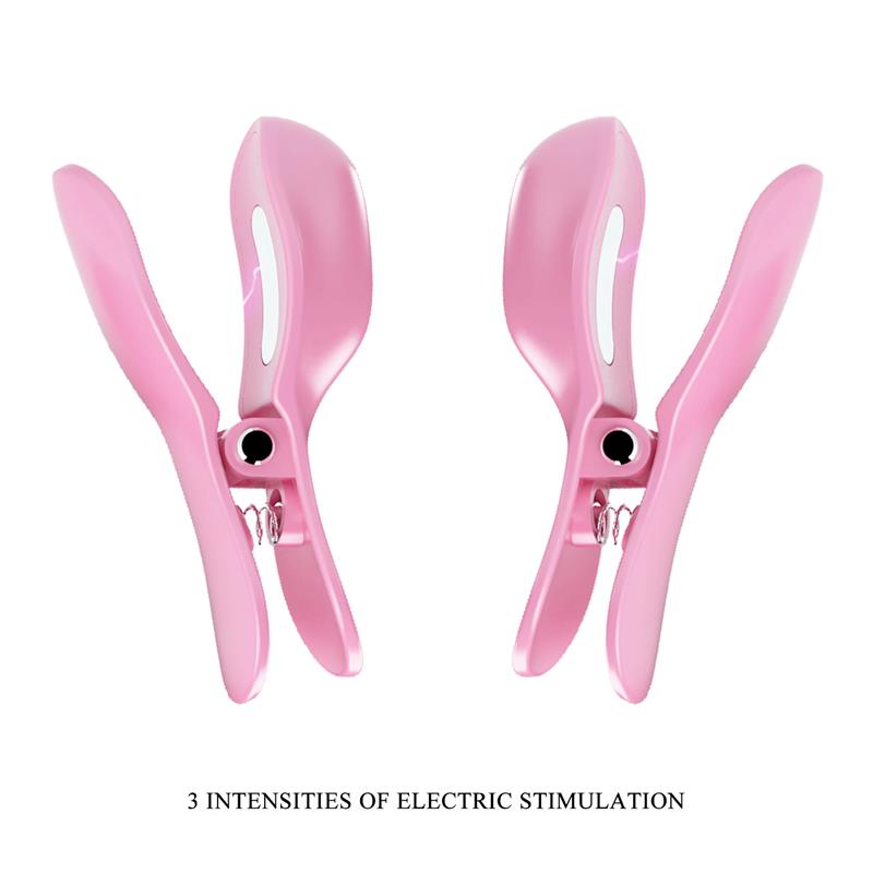 Surprise Box Vibrating Egg and Electric Shock Nipple Clamps Pink - Image 2