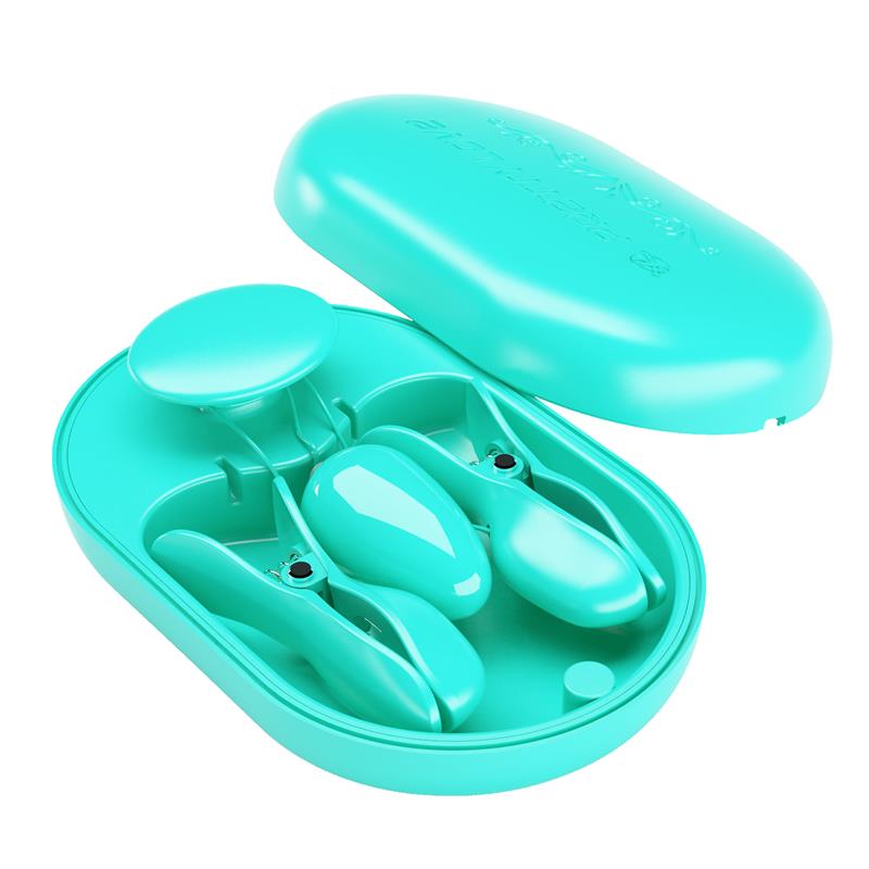 Surprise Box Vibrating Egg with Electric Shock Nipple Clamps Blue - Image 6