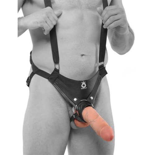 Suspender Strap-On with Hollow Dildo 10