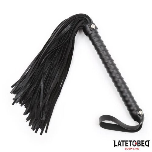 Textured Handle Flogger Black 48.5cm