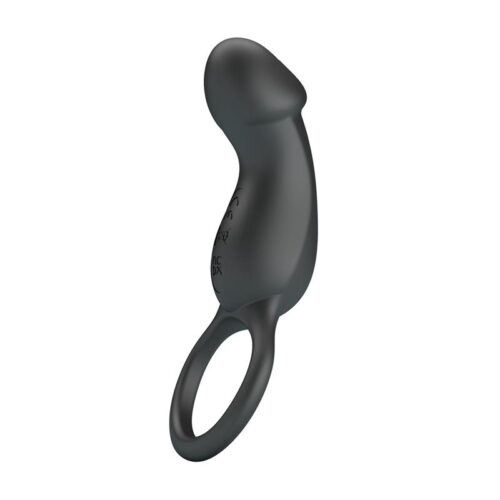 Trae Vibrating Cock Ring USB  Black
