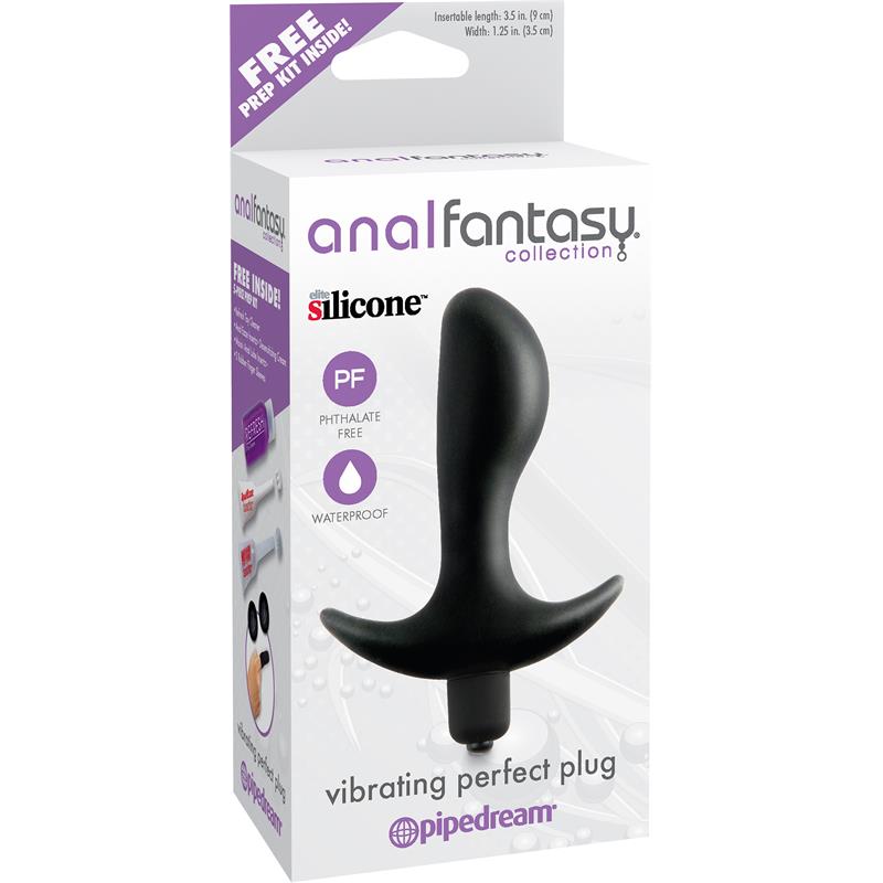 Vibrating Butt Plug Perfect Plug Black - Image 3