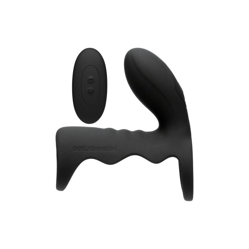 Vibrating Cock Cage with Wireless Remote Black - Image 2