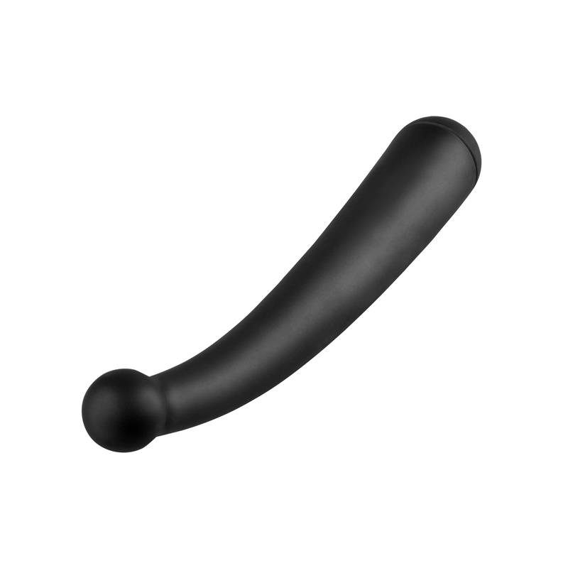 Vibrating Curved Anal Plug Colour Black - Image 2