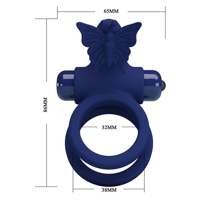 Vibrating Double Penis Ring - Image 9