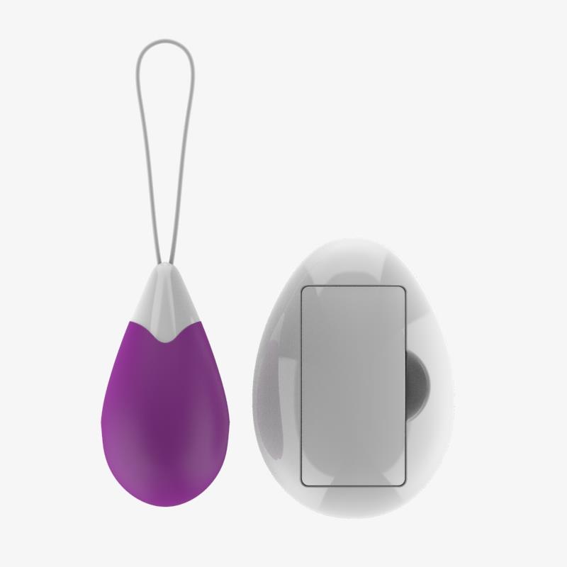 Vibrating Egg with Remote Control USB Purple - Image 4