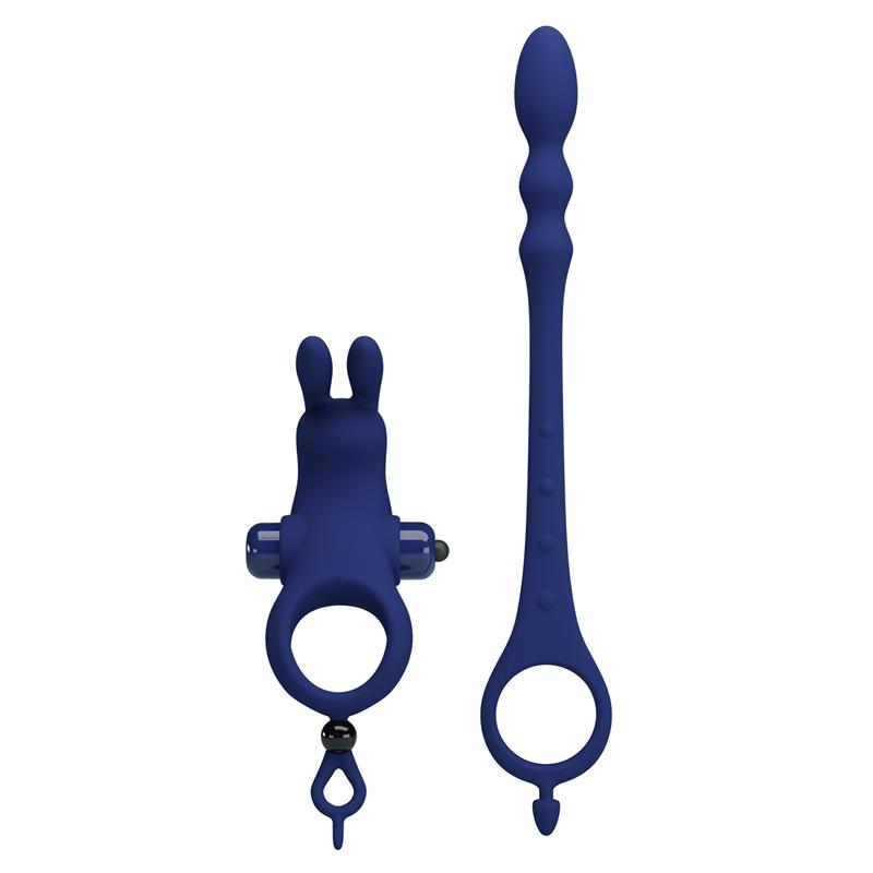 Vibrating Penis Ring with Anal Chain - Image 4