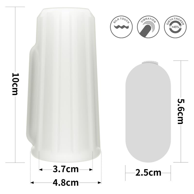 Vibrating Penis Sleeve Ridge Knights - Image 9