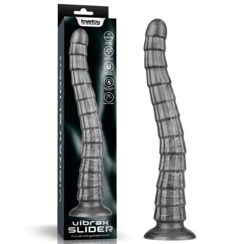 Vibrax Slider Anal Dildo with Vibration King Sized 14.5