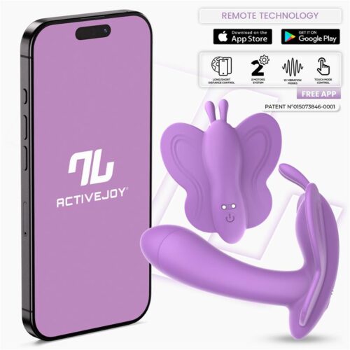 Wingy Butterfly Vibrator with App Lavender